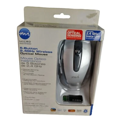 micro innovations 5 Button 2.4 GHz Wireless mouse - Image 1 of 4