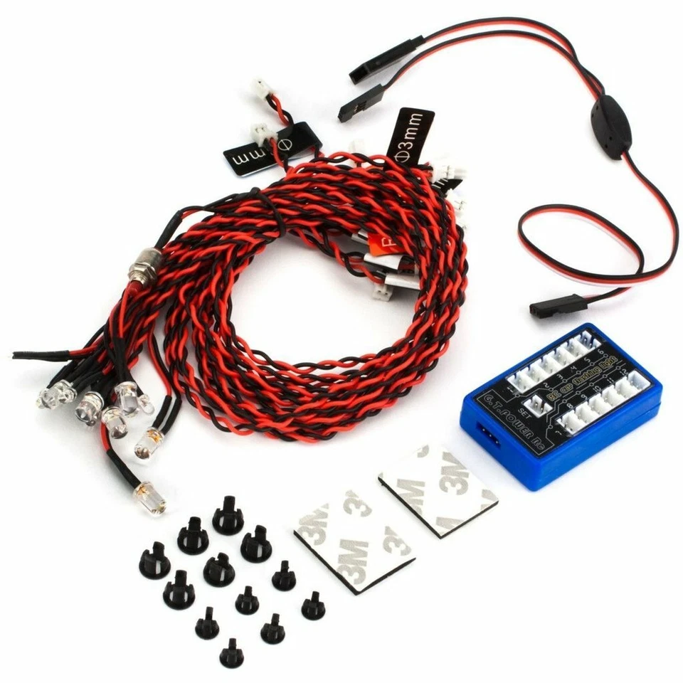 Integy GTP RC Remote Control Car / Truck Complete LED Light Kit w Control Box - Image 1 of 1