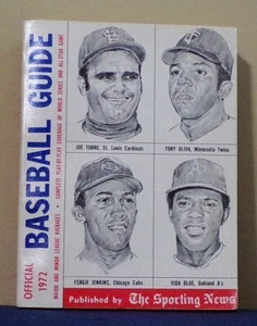 1972 Sporting News Official Baseball Guide - Picture 1 of 2