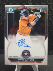 2023 Bowman Chrome 1st AUTO Ryan Clifford - Houstron Astros / New York Mets - Bild 1 von 2