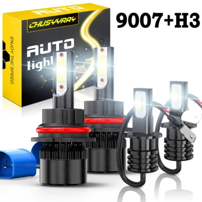 Para Isuzu Trooper 1994-02 6000K LED Faro Alto/Bajo + Bombillas de luz antiniebla Foto 1 de 4
