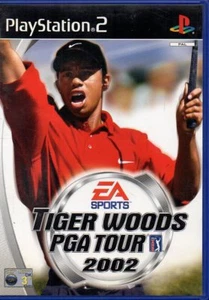 TIGER WOODS PGA TOUR 2002 PS2 (USED EX RENTAL) ITALIAN - Picture 1 of 2