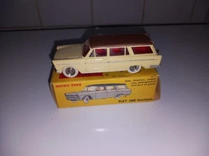 DINKY TOYS FIAT 1800 N° 548 + BOITE D'ORIGINE MADE IN FRANCE MECCANO - Foto 1 di 12