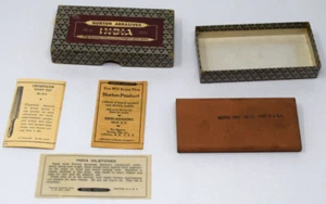 Insertos de caja deslizante de borde redondo vintage mediana piedra oleaginosa MS54 Norton India - Imagen 1 de 6