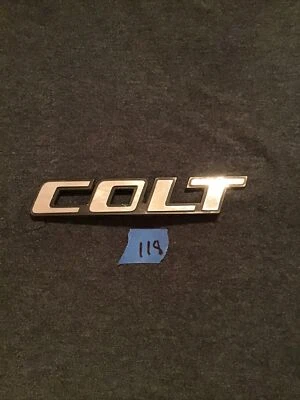 1984-1985-1986-1987-1988 Dodge Colt Silver Chrome Emblem (118) - Image 1 of 4