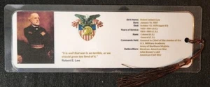 Military Leader Bookmark - Hand Made - Choose Leader - 5ml thick - 8 x 3 inches - Picture 1 of 53
