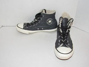 Converse Chuck Taylor All Star 149725C Black Sherpa Lined Shoes Mens 6 Womens 8 - Picture 1 of 11