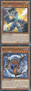 White Dragon Wyverburster + Black Dragon Collapserpent SR02 SET yugioh Cards - Picture 1 of 1