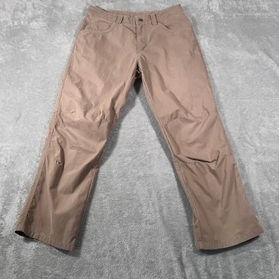 Pantalones Patagonia Tenpenny Para Hombre Talla 30x26 Beige Senderismo Ligeros Calce Recto Foto 1 de 4