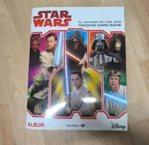 ALBUM COMPLETE SPANISH CARDS STAR WARS THE WAY OF THE JEDI TOPPS CARREFOUR 2017 - Picture 1 of 11