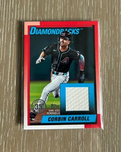 2025 Topps Serie 1 - 1990 Topps Baseball Relics #T90R-CC Corbin Carroll (MEM) - Foto 1 di 6
