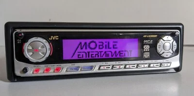 JVC KD-LH2000 3-D Dot Matrix MP3/WMA 24-Bit DAC Auto CD Radio Tuner 4 x 50 Watt - Bild 1 von 4