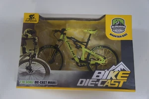Superior Mountain Matel Bike Die-Cast 1:10 Scale Down Hill Mountain Bike - NEW - Picture 1 of 8