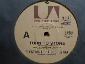 Electric Light Orchestra "Turn To Stone" 1977 UNITED ARTISTS Oz 7" 45rpm - Picture 1 of 1