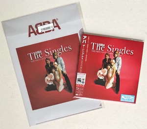 ABBA * THE SINGLES: THE FIRST FIFTY YEARS * JAPAN DELUXE 2CD w/ 1ST PRESS BONUS - Picture 1 of 10