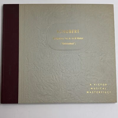 DM-319 Frank Schubert Symphony No 8 in B Minor 1940 3 x 12" Shellac records disc - Image 1 of 4