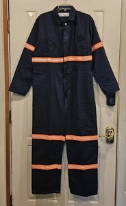 Mono Hombre Talla 40 Ancla Textiles Azul con Naranja Reflectante de Seguridad - Imagen 1 de 4