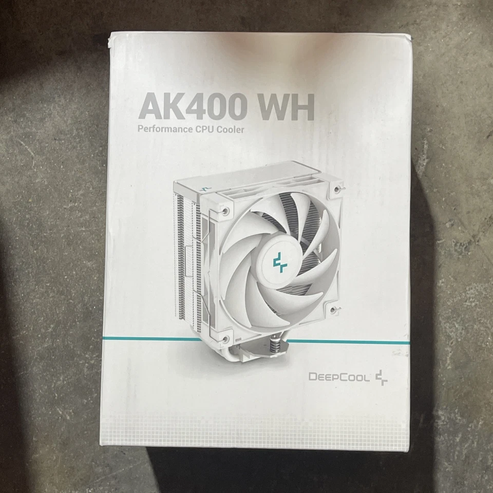 DeepCool AK400 WH Performance CPU Cooler White 4 Direct Touch Copper Heat - Image 1 of 4