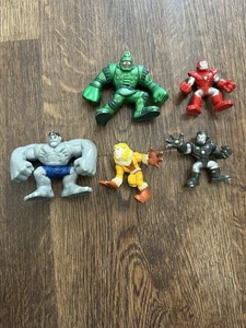 Marvel Super Hero Squad Lote de 5 Figuras Gris Hulk Iron Man Máquina de Guerra - Imagen 1 de 6