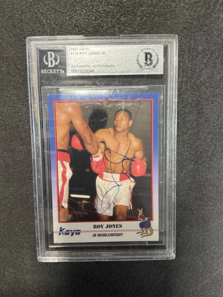 Roy Jones Jr Signed 1991 Kayo Boxing #116 BGS BAS AUTO - Image 1 of 2