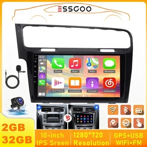 Android 15 Carplay Car Stereo Radio For VW Golf 7 MK7 2013-17 Navi  DSP MIC&AHD - Picture 1 of 12