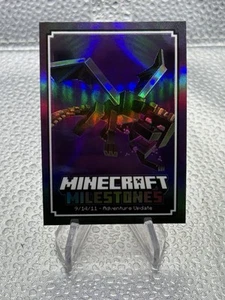 2024 Panini Minecraft #1 Aggiornamento Avventura Minecraft Milestones SSP Astuccio Hit - Foto 1 di 2