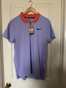 NikeCourt Dri-FIT ADV Polo Para Hombres Grande Púrpura Tenis Calce Ajustado FQ2015-580 - Imagen 1 de 11