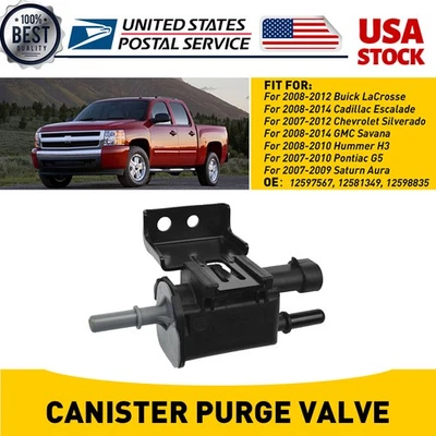 Válvula de control de ventilación de solenoide de purga de bote de vapor para 2004-07 HUMMER H2 CP560 EE. UU. Foto 1 de 4