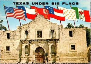 THE ALAMO Texas Under Six Flags SAN ANTONIO, Texas TX 4x6 Postcard - Picture 1 of 2