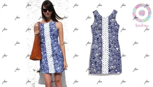 LILLY PULITZER TARGET DRESS UPSTREAM FISH FRIDA CLASSIC SHIFT CIARAN SADIE S 4 - Picture 1 of 22