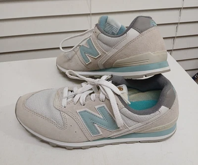 New Balance 996 para correr para mujer EE. UU. talla 7 B (MEDIANO) color verde azulado marfil ver fotos Foto 1 de 4