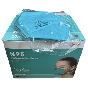 BYD Original N95 Faltbare Partikel Atemschutzmaske Gesichtsmaske NIOSH 20 Stück Box - Bild 1 von 7