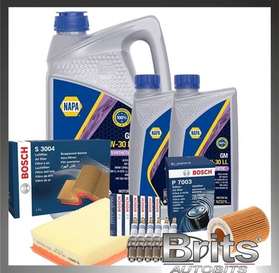 SERVICE KIT for BMW X3 2.5 i E83 - Genuine Bosch Filters & Spark Plugs & 7L Oil - Image 1 of 4