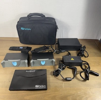 2X Sequal Eclipse Power Cartridges 2400 W/ AC Power & Car Supply Bag & Manual - Image 1 of 4