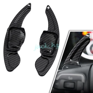 Carbon Fiber Steering Wheel Paddle Shifter Extension For VW Golf6 Passat Tiguan - Picture 1 of 7