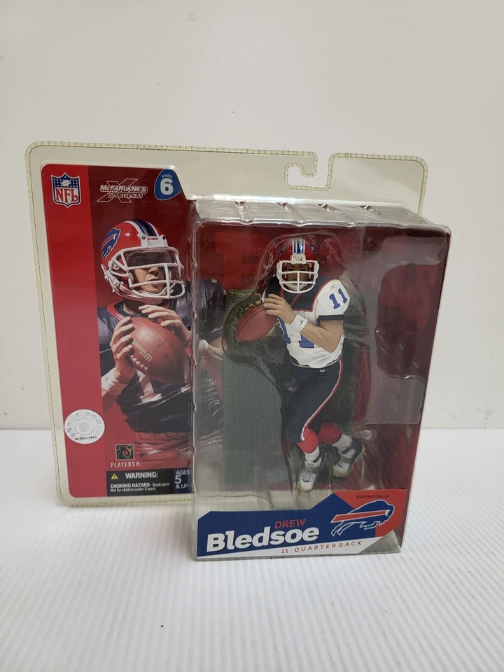 2003 McFarlane S Sportpicks Toy NFL Drew Bledsoe No 11 Buffalo Bills Series 6