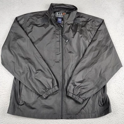 5.11 Jacket Mens Large Black Packable Full Zip Outdoor 48035 - Image 1 of 4
