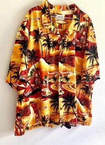 Royal Hawaiian Creations Button Up Hawaiian Surf Shirt Size 5 XLG. - Picture 1 of 4