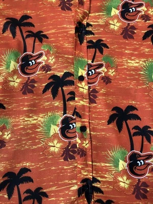 2019 Baltimore Orioles Birdland Hawaiian Shirt M  SGA New w Tag - Image 1 of 4