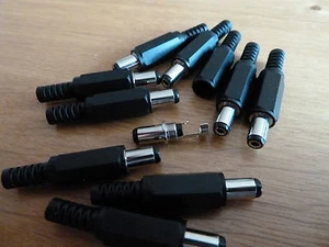 Paquete de 10 enchufes de conector de CC 5,5 mm 2,5 mm centro  - Imagen 1 de 1