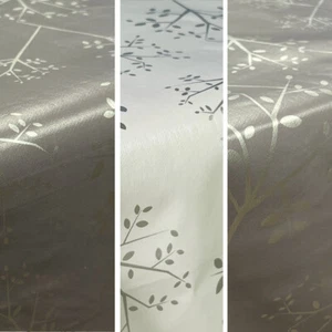 Italian PVC Tree Design Embossed Craft Fabric Tablecloth Fabric 140cm Wide - Picture 1 of 4