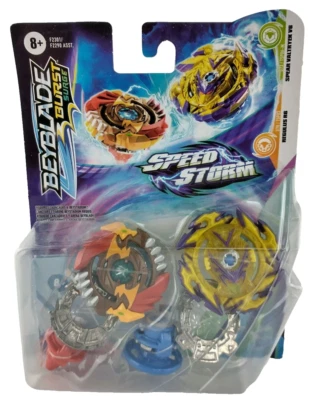 Paquete doble Hasbro Spear Valtryek V6 y Regulus R6 Burst Surge Speedstorm Beyblade Foto 1 de 4