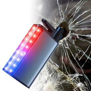 Car Safety Hammer Window Glass Breaker Seat Belt Emergency Escape Cutter Tool US - Picture 1 of 8