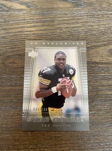 2000 UD Exclusive Tee Martin Star Rookie /100 Pittsburgh Steelers RC 238 NFL - Picture 1 of 6