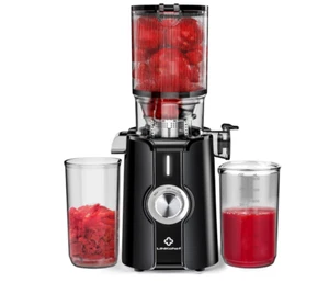Rush Clear Slow Masticating Juicer Machines, Cold Press Juicer with No-Prep 4.35 - Picture 1 of 7
