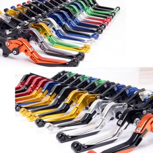 Folding Extending Short  Brake Clutch Levers For Yamaha FJR 1300 XJR 1300 /04-18 - Foto 1 di 12