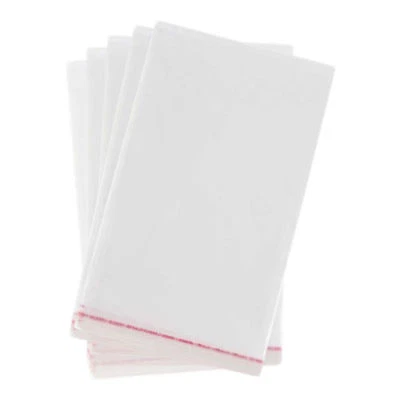 200 DVD Case Wrapping Sleeves Resealable 14mm DVD case Shrink Wrap Bags Clear - Image 1 of 3