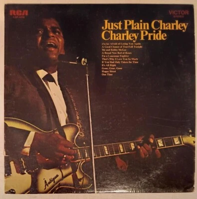 Charley Pride Just Plain Charley Vinyl LP Record Album From 1970 Foto 1 de 4