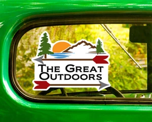 2 THE GREAT OUTDOOR AUFKLEBER Natur Sticker Bogo für Auto Fenster Stoßstange Laptop Wohnmobil - Bild 1 von 1