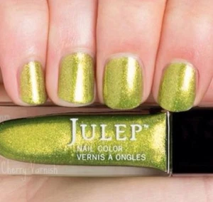 NEW JULEP "TAMMI" LEMONGRASS GREEN SHIMMER NAIL COLOR POLISH - Picture 1 of 5